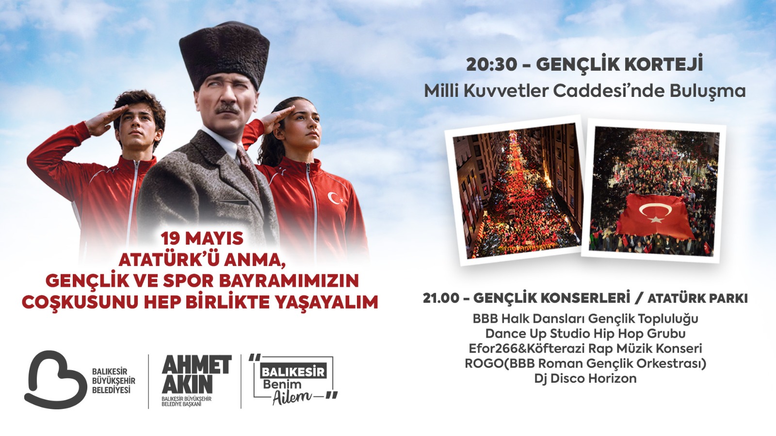 Balikesirli gencler Genclik Korteji inde Bulusacak 4