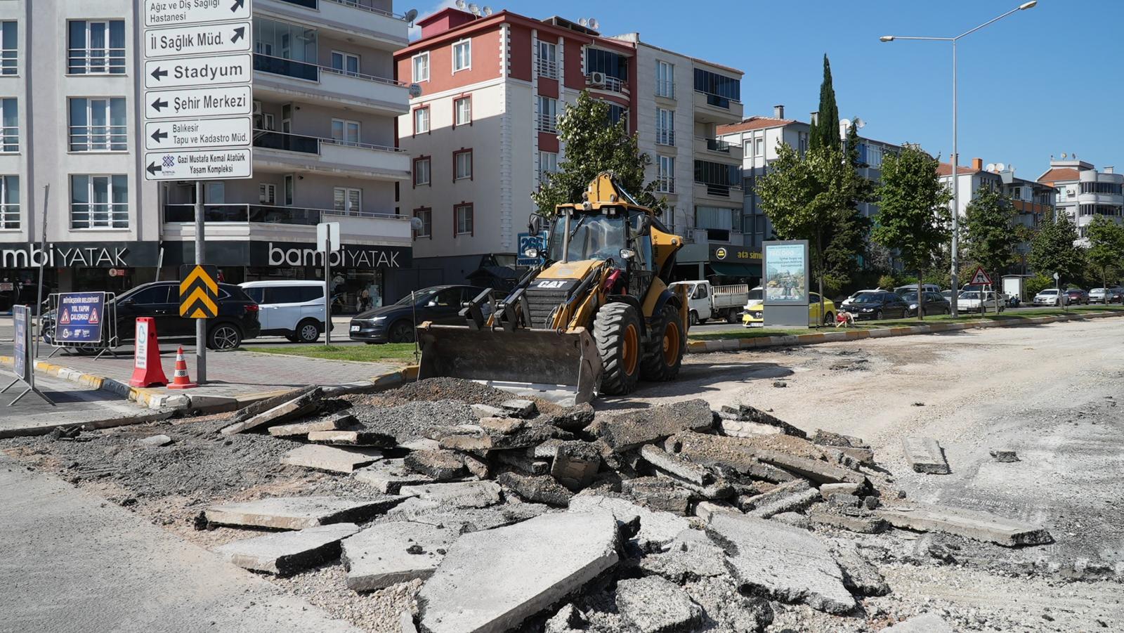 buyuksehir savastepe caddesini yeniliyor 3