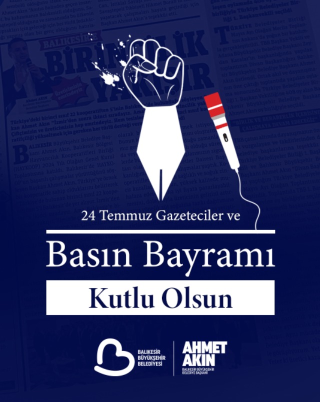 baskan akindan 24 temmuz mesaji