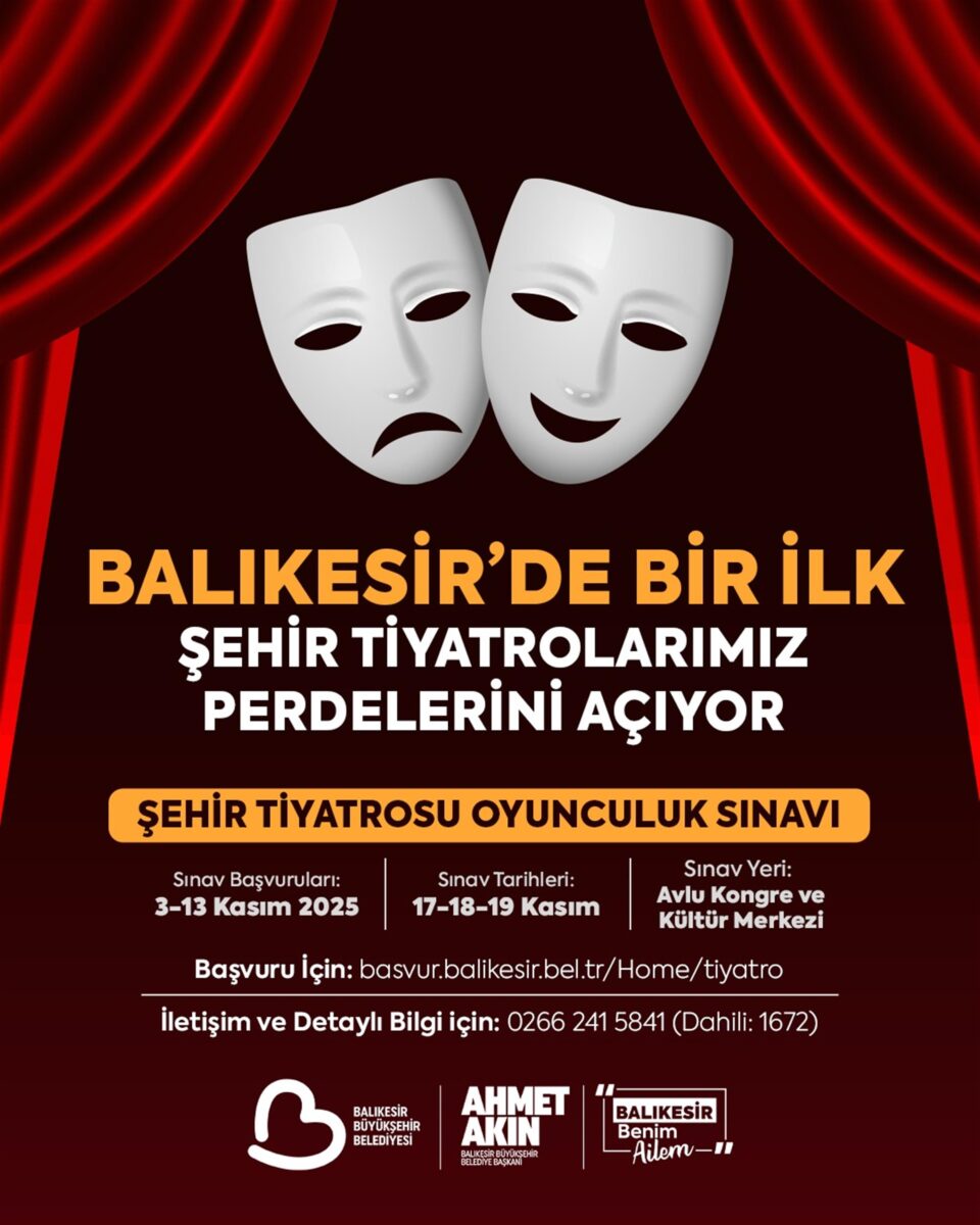 baskan akin sehir tiyatrosunu kuruyor